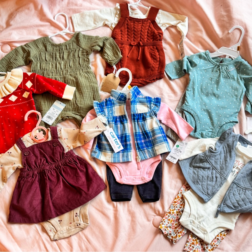 Newborn baby girl lot NWT